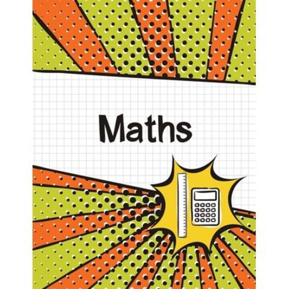 Maths Graph Paper Notebook: (Large, 8.5"x11") 100 Pages, 4 Squares per Inch, Mat - Picture 1 of 1